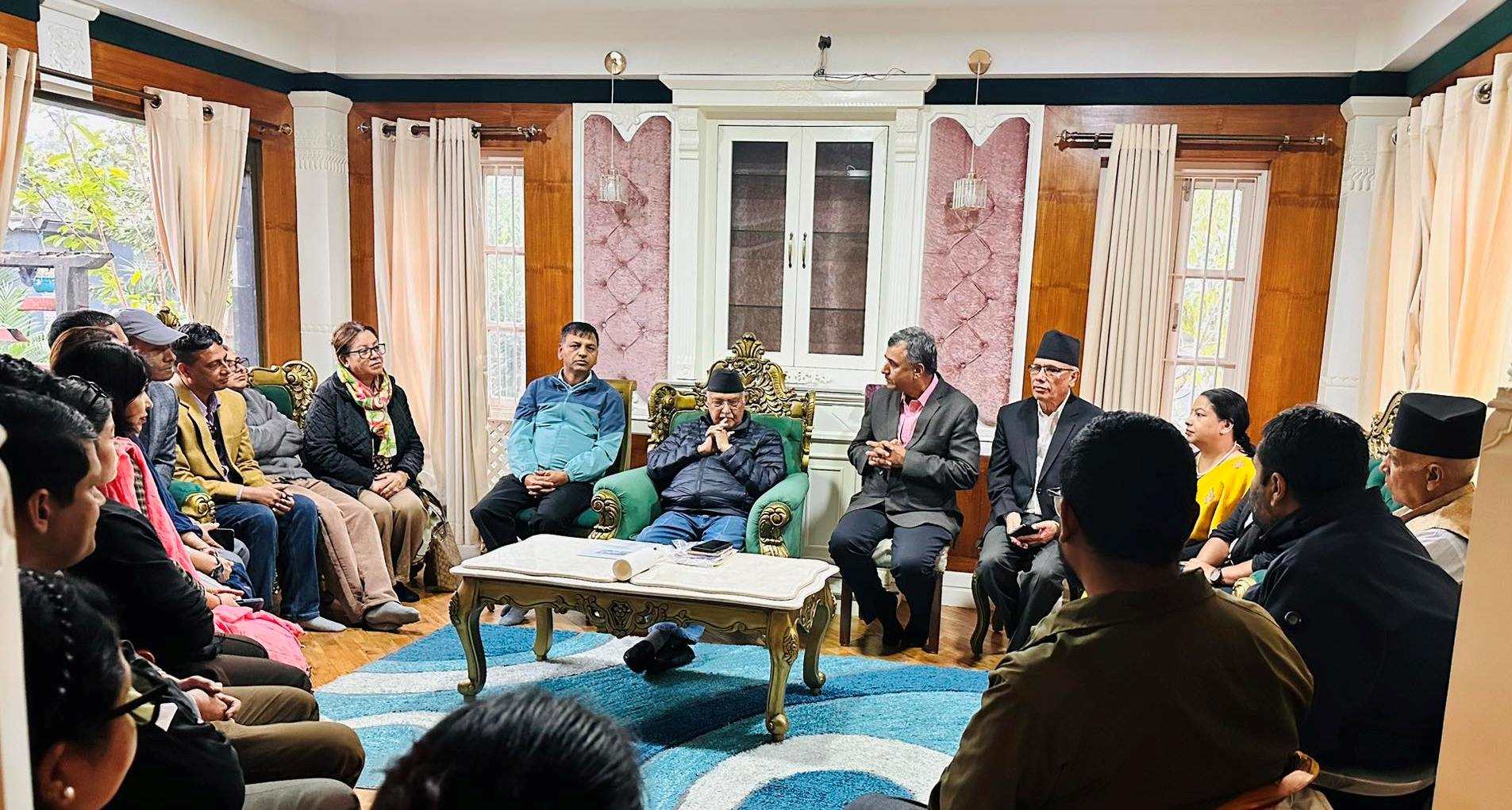 संकट समाधानको लागि ओलीका छबुँदे मार्गचित्र